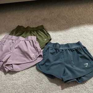 Gymshark Shorts 3 for $35